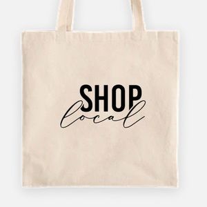 Shop local tote bag
